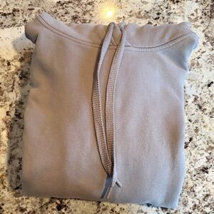 Athleta Light Gray Hoodie Sweatshirt